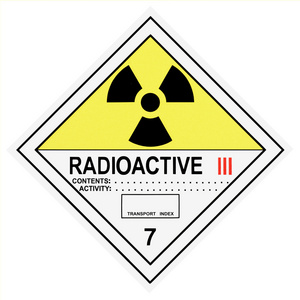 放射性的警告标签