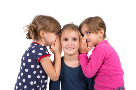 在朋友的耳边说悄悄话照片