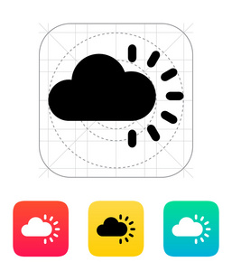 多云的天气图标