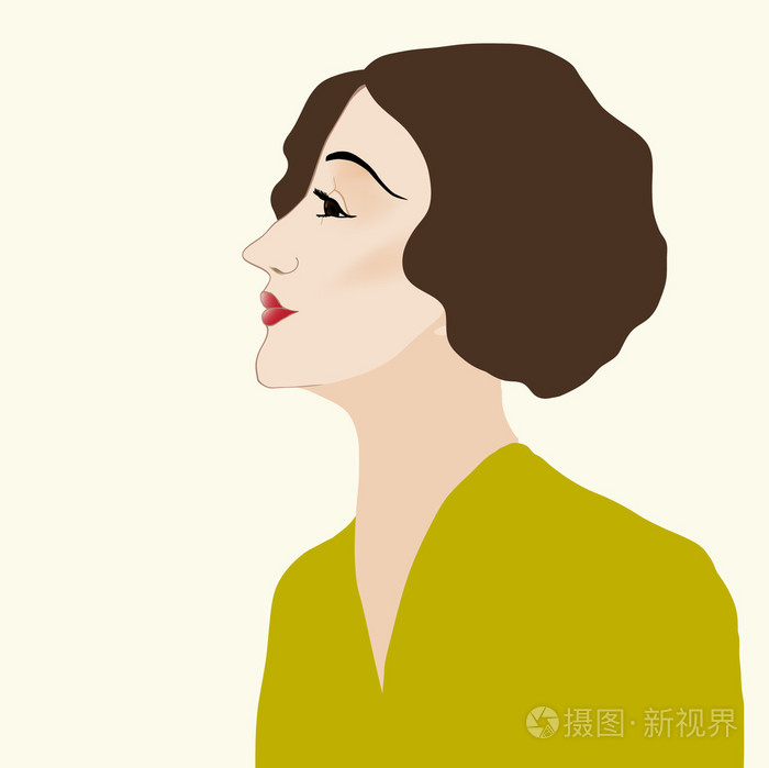 老人位优雅的女士
