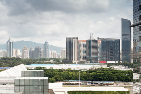 深圳市中国城鸟瞰图