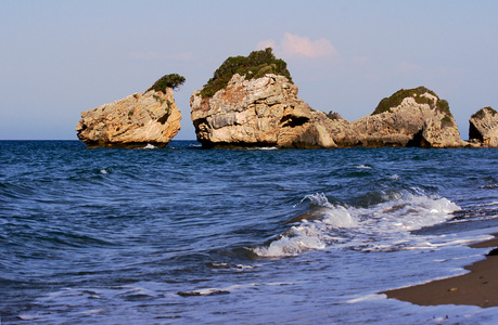 岩石上海滩波尔图佐罗