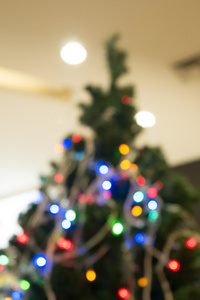 焦点上的圣诞树图片