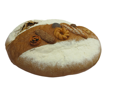 黑麦面包装饰图片