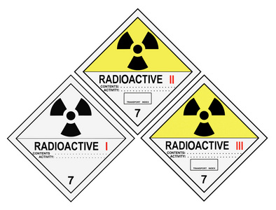 放射性的警告标签