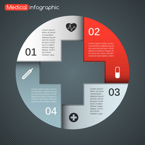 现代向量模板为您的医疗项目的