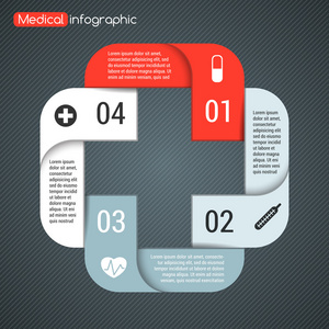 现代向量模板为您的医疗项目的图片