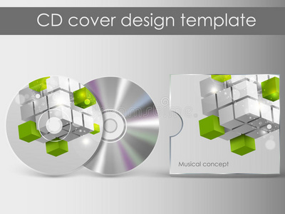 cd封面演示设计模板