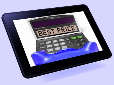 最好的价格计算器平板电脑意味着便宜的折扣和节省