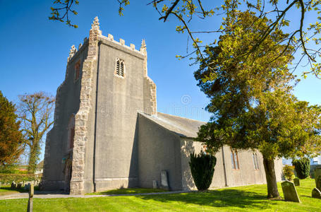 风景 建筑 房子 古老的 坎布里亚 教堂 宗教 英国 历史
