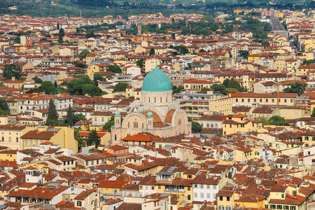 佛罗伦萨历史中心俯视图