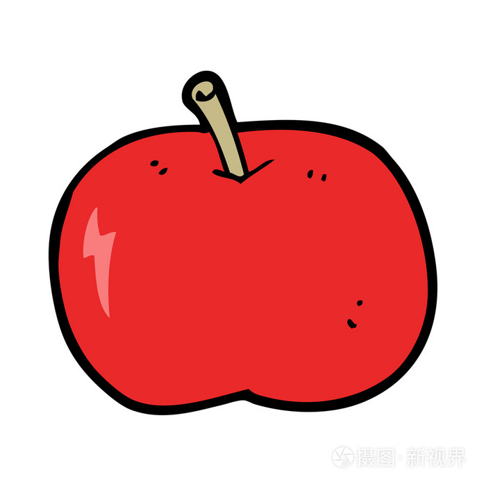 卡通苹果