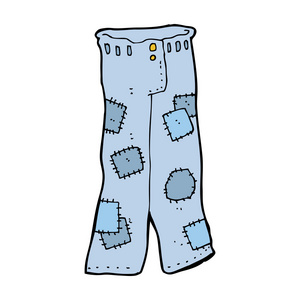 牛仔裤卡通图片