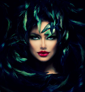 神秘女性图片 神秘女性素材 神秘女性插画 摄图新视界