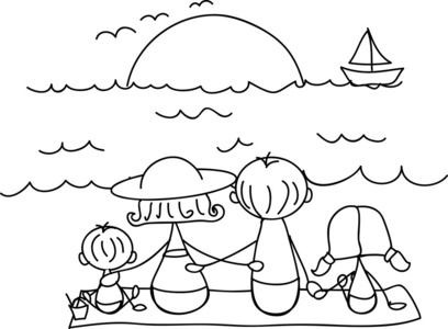 家人上网图片-家人上网素材-家人上网插画-摄图新视界