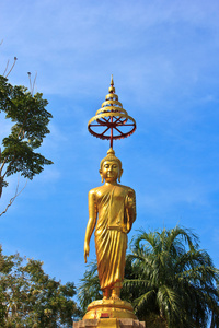 扫管笏 Rhai 寺 Pa，达叻府，泰国佛像