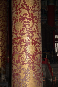 天坛公园 天上祭坛   好收成，北京，中国的祈祷大厅内