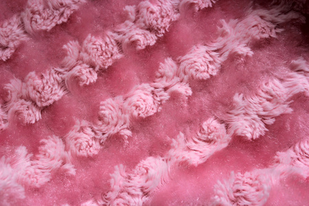 粉色皮草纺织