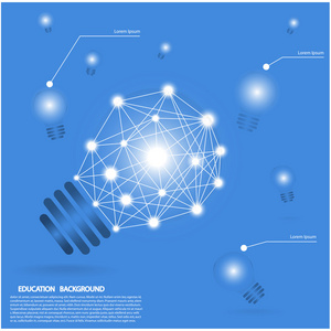 创意模板用灯灯泡符号图片