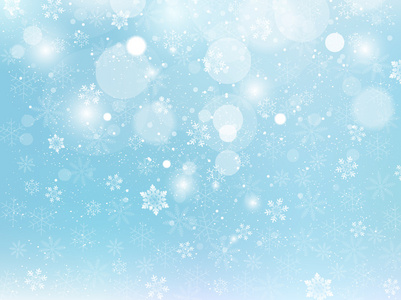 冬季飘雪雪花图片