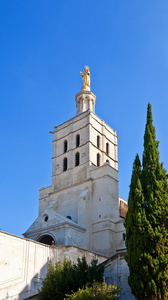 阿维尼翁大教堂 大约十二 c。。法国国家纪念碑