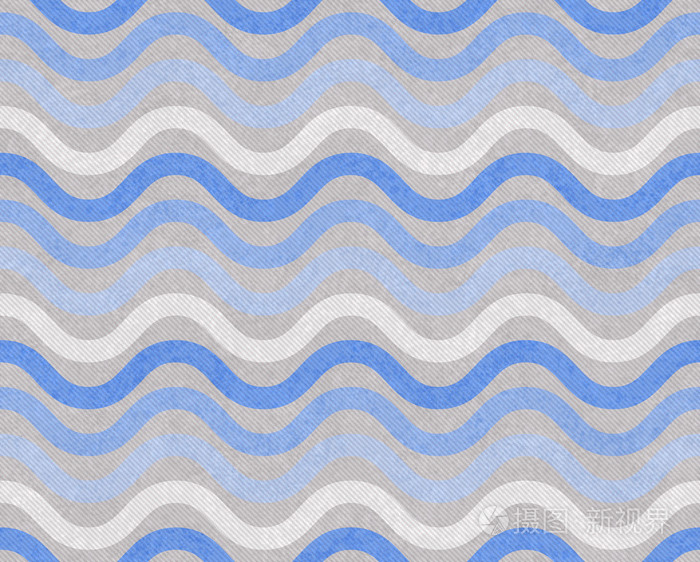 蓝色和灰色的波浪纹理的织物背景青と灰色のテクスチャ生地は波状の