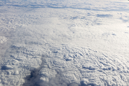 云的形成，从飞机上看过