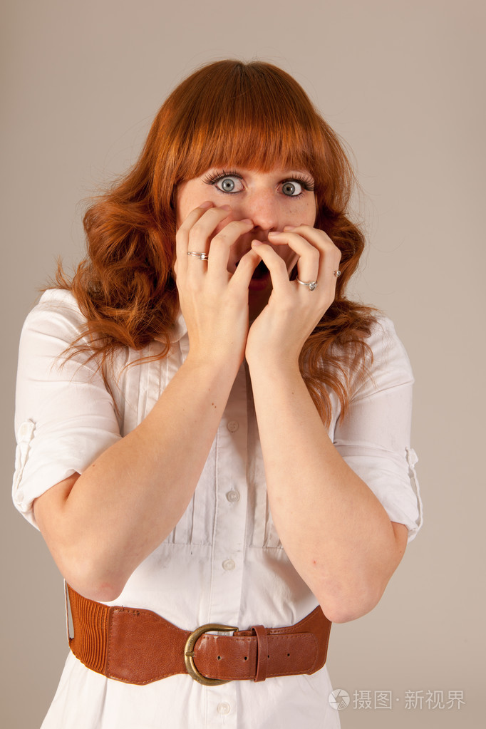 肖像令人恐惧的女人