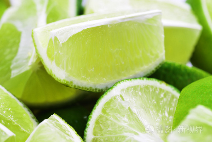 成熟的水果石灰