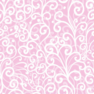 抽象的旋流无缝模式，粉红色装饰