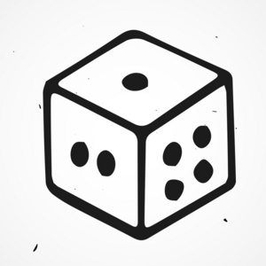 矢量图的骰子照片