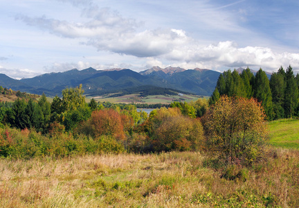 在 liptov，斯洛伐克 rohace 山