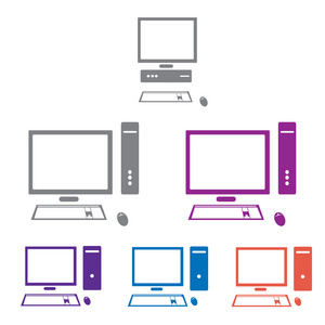 向量计算机图标集