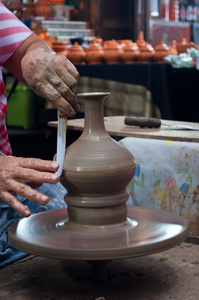 在泰国的陶器工艺品图片