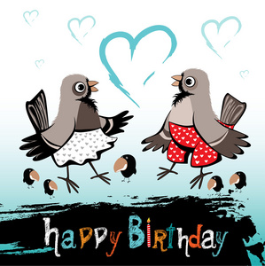 生日快乐鸟鸽子