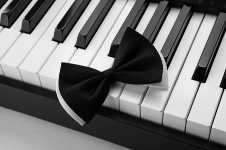 钢琴键和弓