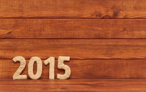 从纺织到 2015年题字。新的一年