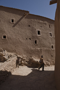 高墙 ben haddou 街道