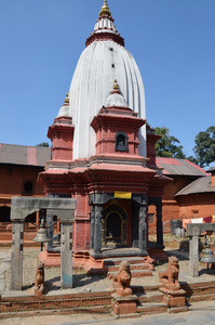 帕斯帕提纳加德满都，尼泊尔，印度庙