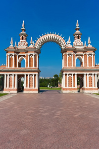 在莫斯科的 Tsaritsyno