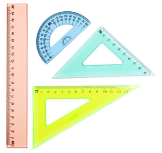 塑料尺子 量角器 三角