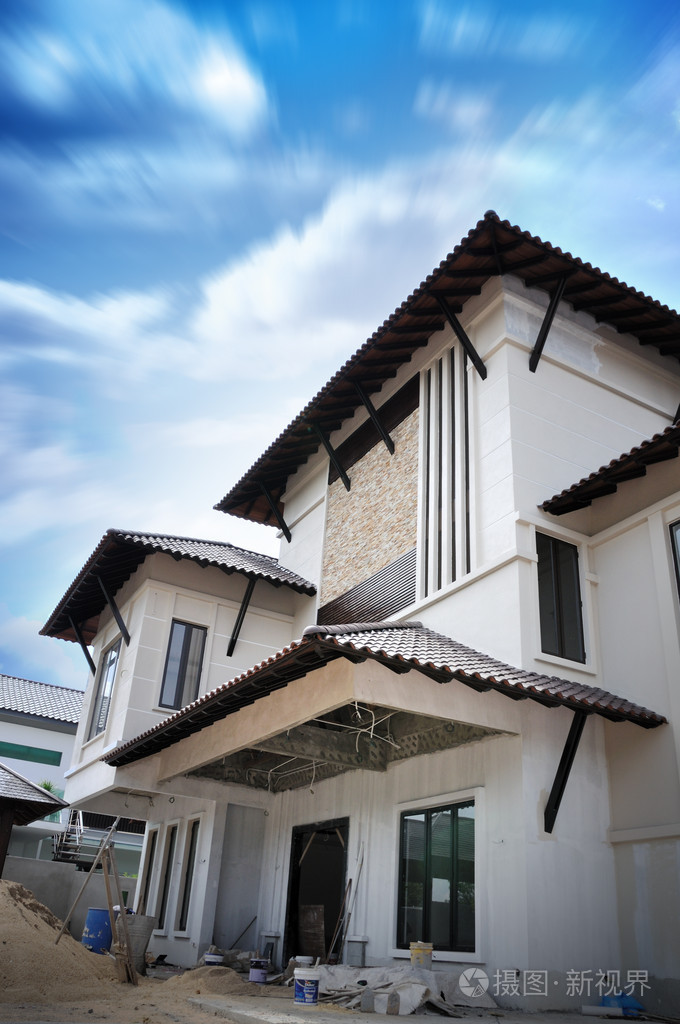 豪华家庭房子照片-正版商用图片1e54p1-摄图新视界