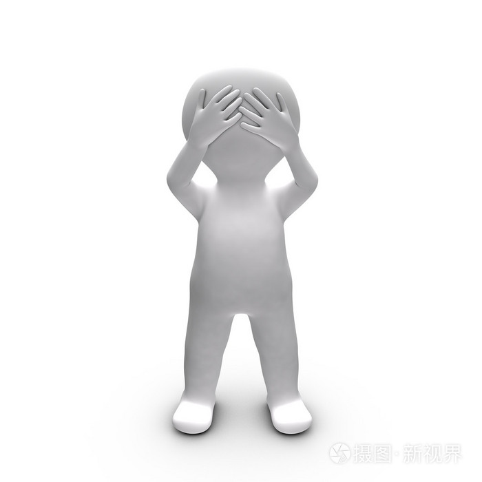 一个人无视他所看到的隐喻