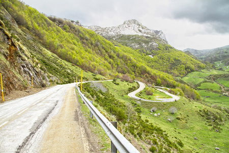 索米耶多，阿斯图利亚斯 西班牙的山路