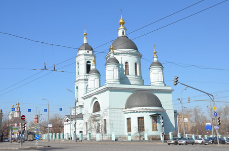 莫斯科，教会的圣士的关于 andronikovskaya 平方米 rogozhskaya sloboda radonezh