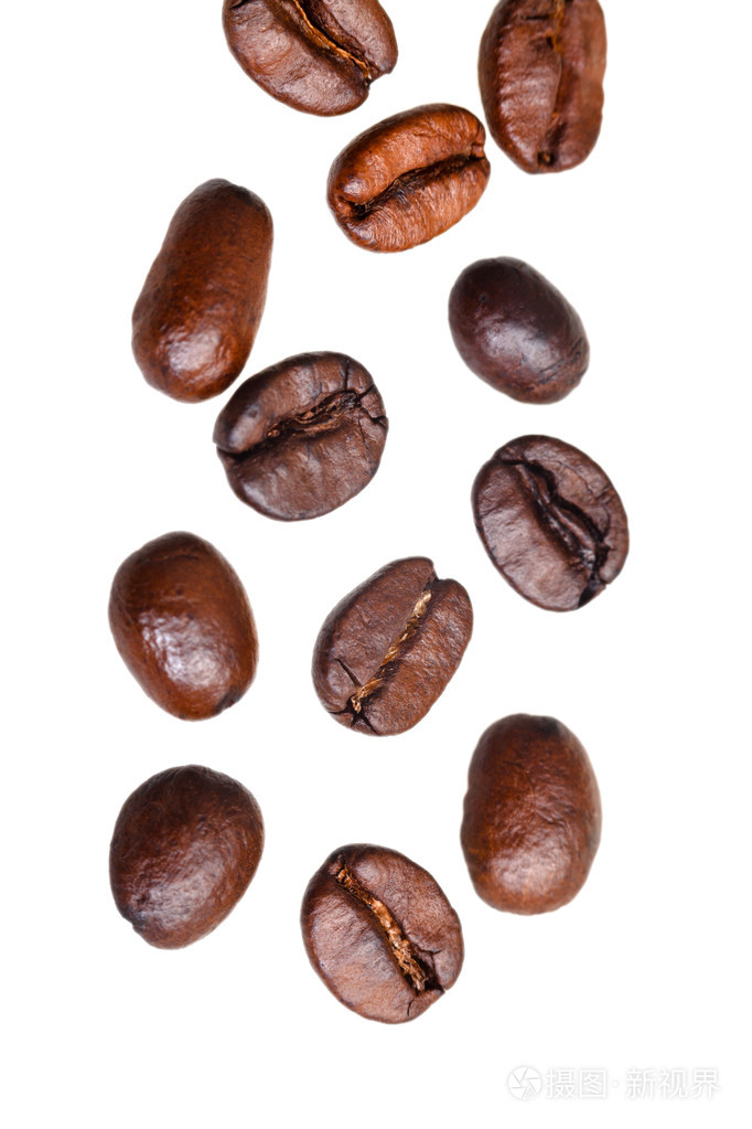 落烘焙过的咖啡豆