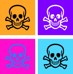 骷髅标志图片