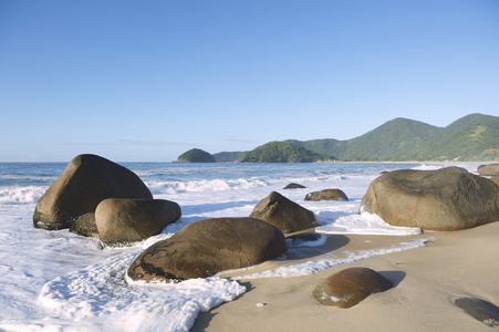 风景秀丽的巴西海滩特林达迪帕拉巴西照片