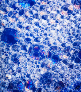细胞结构抽象蓝色背景