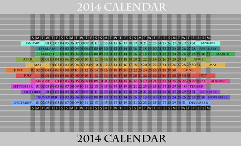 2014 日历